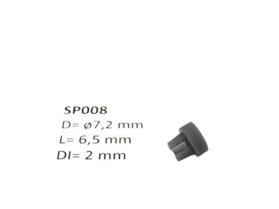 micromotor SP008 ø 7.2 x 6.5 - ø 2 mm cardankoppelingshouder