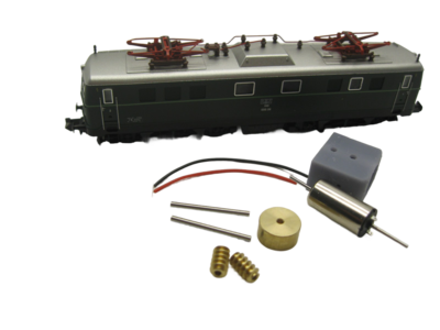 micromotor NF029C N ombouwset voor Fleischmann ÖBB 1010, SBB Ae 6/6, DB DRB E94, DR DRG BR 194, u.a.