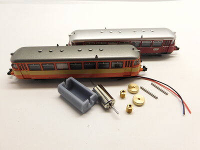 Micromotor NU002C Modellbahn Union / Brekina MAN Schienenbus