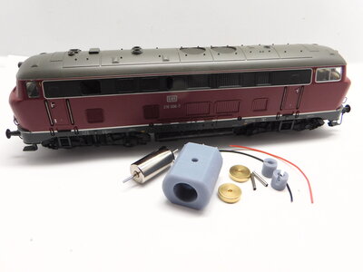 Micromotor HMT019C Märklin / Trix BR 101, BR 120, BR 150, u.a.
