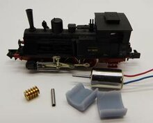 micromotor NA034G motor ombouwset voor Arnold DR BR 89.6, DB SJ BR 89.7, KPEV T3, Bentheimer Eisenba