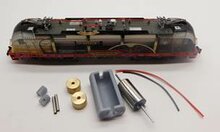 micromotor NF044C motor ombouwset voor Fleischmann DB BR 182, BR 183, BR 190, ÖBB 1016/1116/1216, H