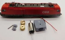 micromotor NF043C N motor ombouwset voor Fleischmann DB BR 182, ÖBB 1016/1116/1216, HKX ES 64 U2, M