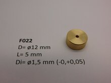 micromotor F022 Vliegwiel o12 mm x 5 mm x o1,5 mm