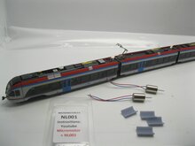micromotor NL001 motor ombouwset voor Liliput 163970-163971, 163973, 163980-163982, 163989-163994