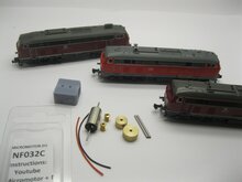 micromotor nf032C N ombouwkit voor Fleischmann V 160 BR 210 BR 218