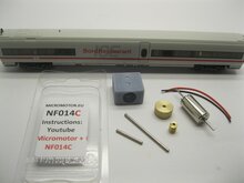 micromotor nf014C N ombouwkit voor Fleischmann ICE-T