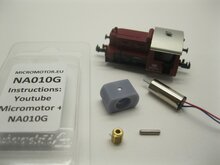 micromotor NA010G motor ombouwset Arnold Kof II, DB Kof III, DB BR 323, DB/Zurcher/Bentheimer BR 332