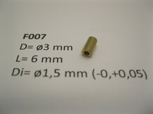 micromotor vliegwiel F007 o3 x 6 x o1,5 mm
