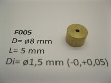micromotor vliegwiel F005 o8 x 5 x o1,5 mm