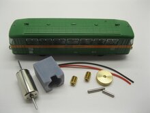 micromotor NF037C motor ombouwset voor fleischmann railbus VT 12.5, BR 612VT 95, BR 795, Renfe 591, 