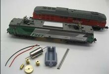 micromotor NM029C N motor ombouwset voor Minitrix DR BR 132, BR 142, BR 234, DB NS en andere