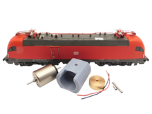 micromotor TP001F motor ombouwset voor Piko BR 182, BR 223, ER 20, Hercules, Rh 1047, Taurus