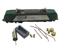 micromotor NM027C N motor ombouwset voor Minitrix BR 145, 146, 185, 186, 246, 285, SBB Re 482, u.a.