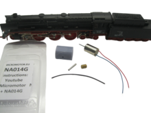 micromotor NA014G motor ombouwset voor Arnold Arnold BR 05