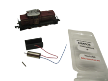 micromotor NM001G N ombouwkit voor mintrix V 60, BR 261, SNCB BR 260