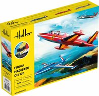 1:48 Heller 35510 Fouga Magister CM 170 - Starter Kit Plastic kit