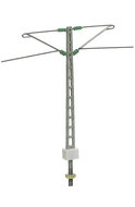 sommerfeldt 421 N DB Middenpaal met traliewerk, geschilderd (5 stuks) afbeelding